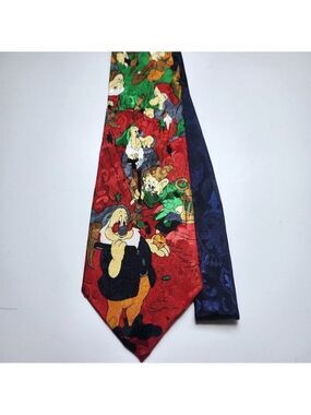 Seven Dwarfs Men's Necktie Novelty Colourful 3 3/4" Wide 56" Long
